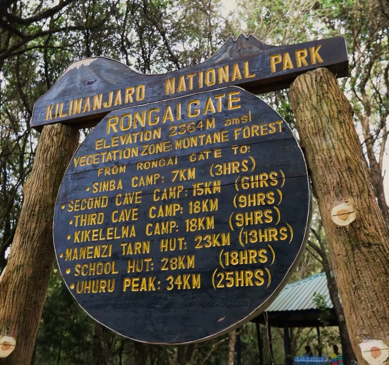 rongai route camping